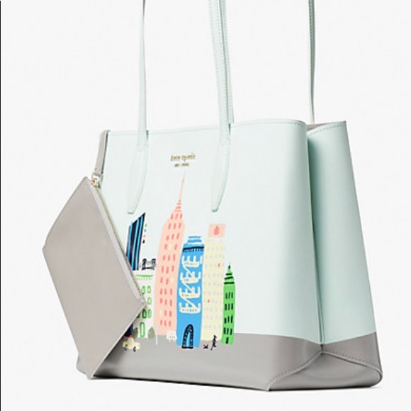 Authentic Kate Spade leather rock Center large tote/pouch - Picture 10 of 15